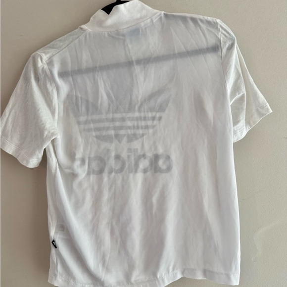 ADIDAS White Berlin Trefoil High-Neck T-Shirt - Picture 4 of 7